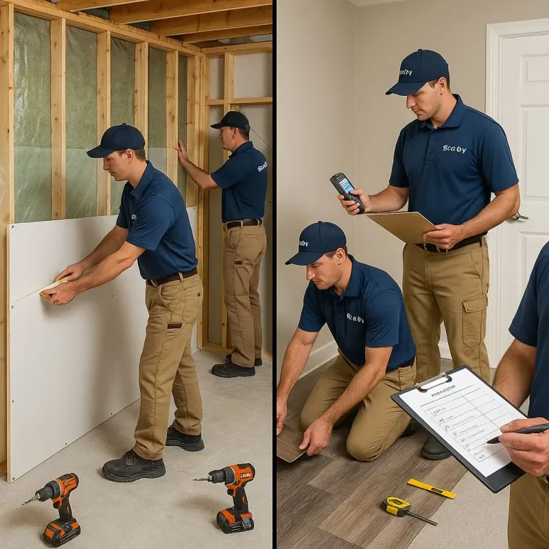 Repairs and Reconstruction process in Bryan, TX